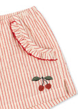 Konges Ellie Frill Shorts GOTS ~ Amour Stripe