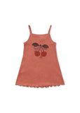 Konges Era Terry Strap Dress ~ Canyon Rose