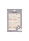 Konges Name Stickers 60pcs ~ Swan