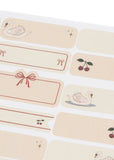 Konges Name Stickers 60pcs ~ Swan