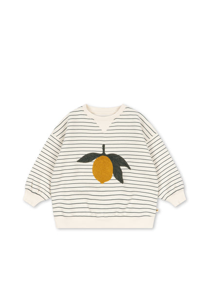 Konges Amio Sweatshirt ~ Cilantro Stripe