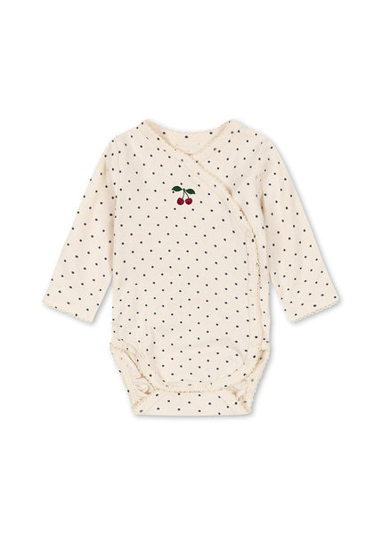 Konges Newborn Onesie ~ Blue Dot