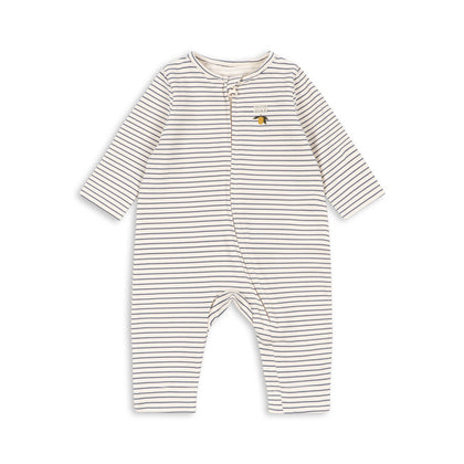 Konges Basic Zip Onesie ~ Stripe Como