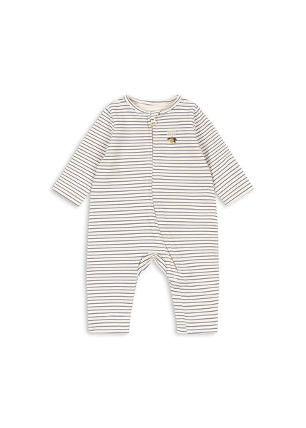 Konges Basic Zip Onesie ~ Stripe Como