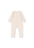 Konges Basic Zip Onesie ~ Blue Dot