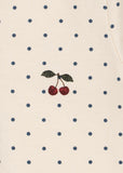 Konges Basic Zip Onesie ~ Blue Dot