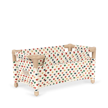 Konges Doll Travel Bed ~ Coeur Colore