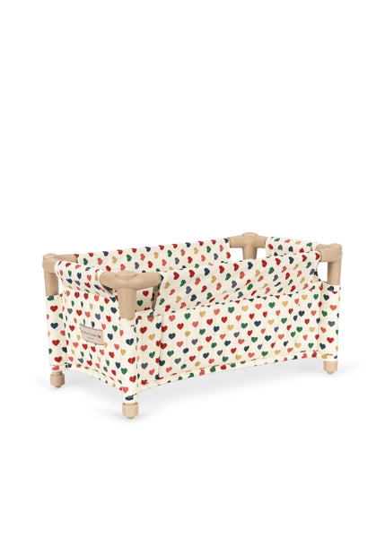 Konges Doll Travel Bed ~ Coeur Colore