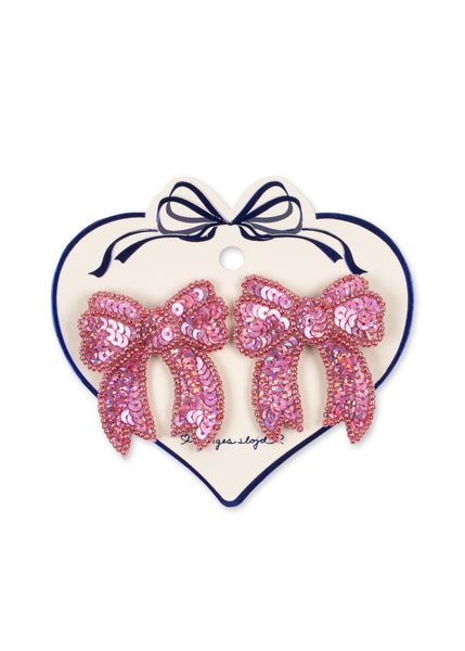 Konges Sequin Bow Hairclip ~ 2 Pack