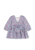 Konges Avi LS Bow Dress ~ Lumina Blue