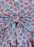 Konges Avi LS Bow Dress ~ Lumina Blue
