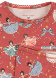 Konges Organic Pajama Set ~ Bow Ballerina