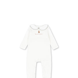 Konges My First Christmas Onesie GOTS ~ Optic White