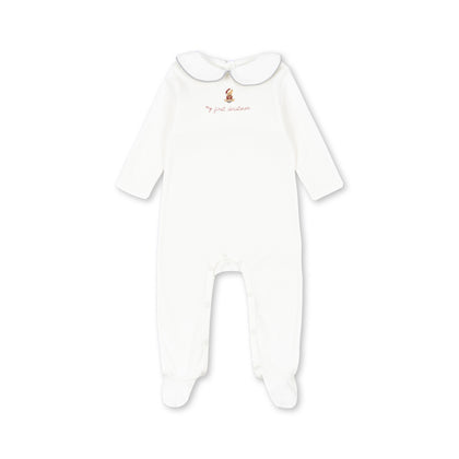 Konges My First Christmas Onesie GOTS ~ Optic White