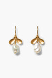 Chan Luu Petal Earrings White Pearl
