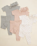 Quincy Mae Pointelle Tee + Legging Petit ~ Fleur