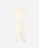 Quincy Mae Pointelle Tee + Legging Petit ~ Fleur