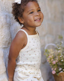 Quincy Mae Pointelle Tank + Shortie Set ~ Petit Fleur