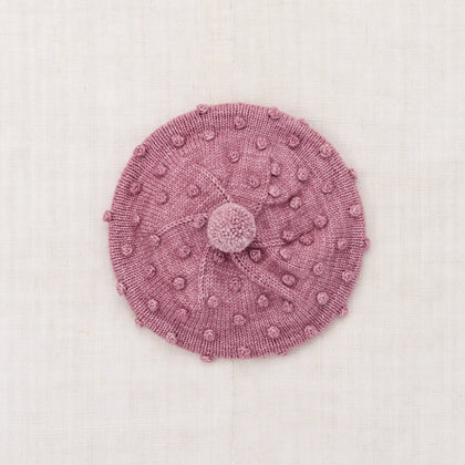 Misha & Puff Popcorn Beret ~ Antique Rose