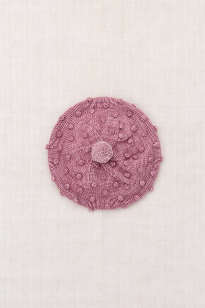 Misha & Puff Popcorn Beret ~ Antique Rose