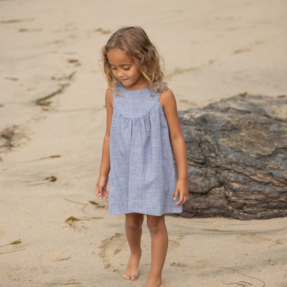 Go Gently Nation Poppy Dress ~ Chambray