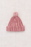 Misha & Puff Baby Garter Hat ~ Prairie Rose