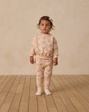 Quincy Mae Relaxed Fleece Sweatpant ~ Red Bows