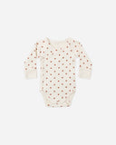 Quincy Mae Side Snap Bodysuit ~ Red Hearts