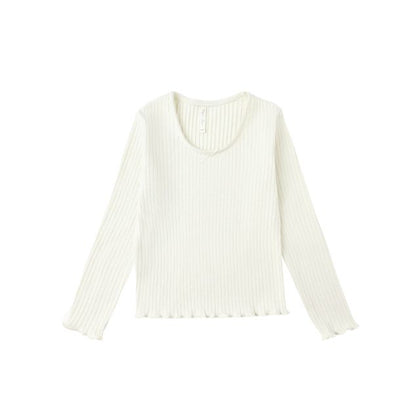 Rylee & Cru Ribbed LS ~ Ivory