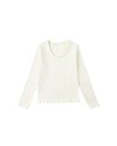 Rylee & Cru Ribbed LS ~ Ivory