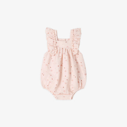 Quincy Mae Maya Romper ~ Heart Confetti