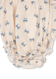 Konges Coco Romper GOTS ~ Bow Bleu
