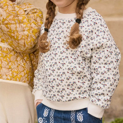 Louise Misha Rosalia Sweatshirt ~ Cream Columbine Hill