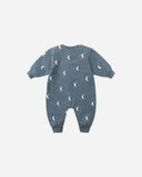 Quincy Mae Relaxed Fleece Jumpsuit ~ Silver Moons