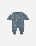 Quincy Mae Relaxed Fleece Jumpsuit ~ Silver Moons
