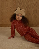 Rylee & Cru Ribbed LS Top ~ Ruby Ditsy