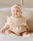 Quincy Mae Ruffle Collar Bodysuit ~ Natural