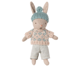 Maileg Micro Winter Bunny ~ Sand Mint