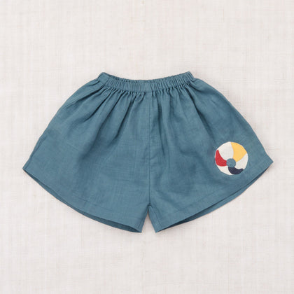 Misha & Puff Baby Seaside Short ~ Blueslate