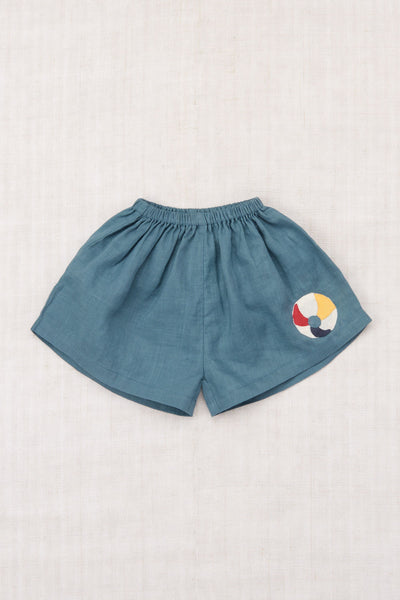 Misha & Puff Baby Seaside Short ~ Blueslate
