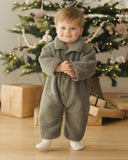 Quincy Mae Shearling Jumpsuit ~ Forest