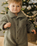 Quincy Mae Shearling Jumpsuit ~ Forest