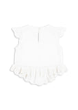 Konges Rosie H-W Fiori Top GOTS ~ Optic White