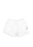 Konges Rosie H-W Fiori Shorts GOTS ~ Optic White