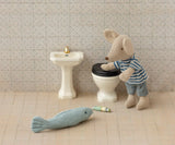 Maileg Mouse Bathroom Sink ~ Off-white