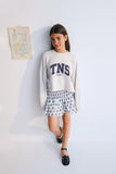 New Society Eleni Teen Skirt ~ Hyacinth Print