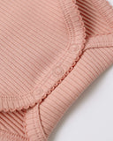 Quincy Mae Side Snap Bodysuit ~ Pink