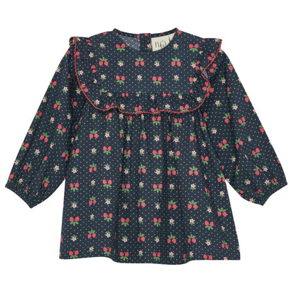 Floss Sofia Dress ~ Navy Space Berry