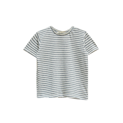 Go Gently Nation Solid Tee ~ Grey Stripe