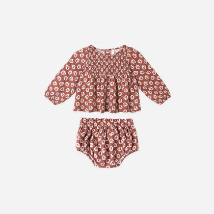 Rylee + Cru Sophia Top + Bloomer Set ~ Ruby Fleur